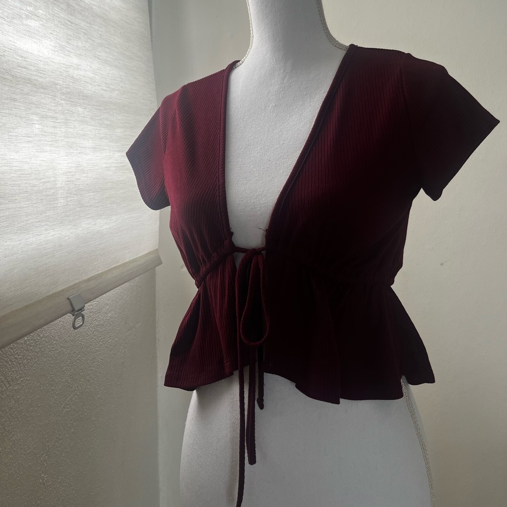 Marshall's LOVE WINS Burgundy top (L)